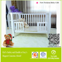 Hot Baby Furniture of Baby Cot with Solid Wood